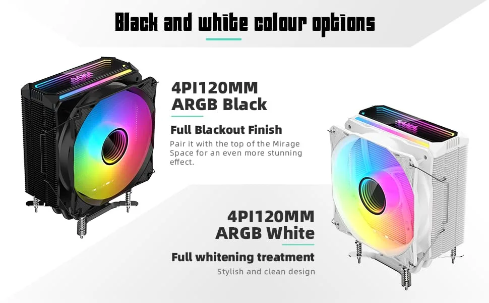 SAMA KA400I White CPU Air Cooler