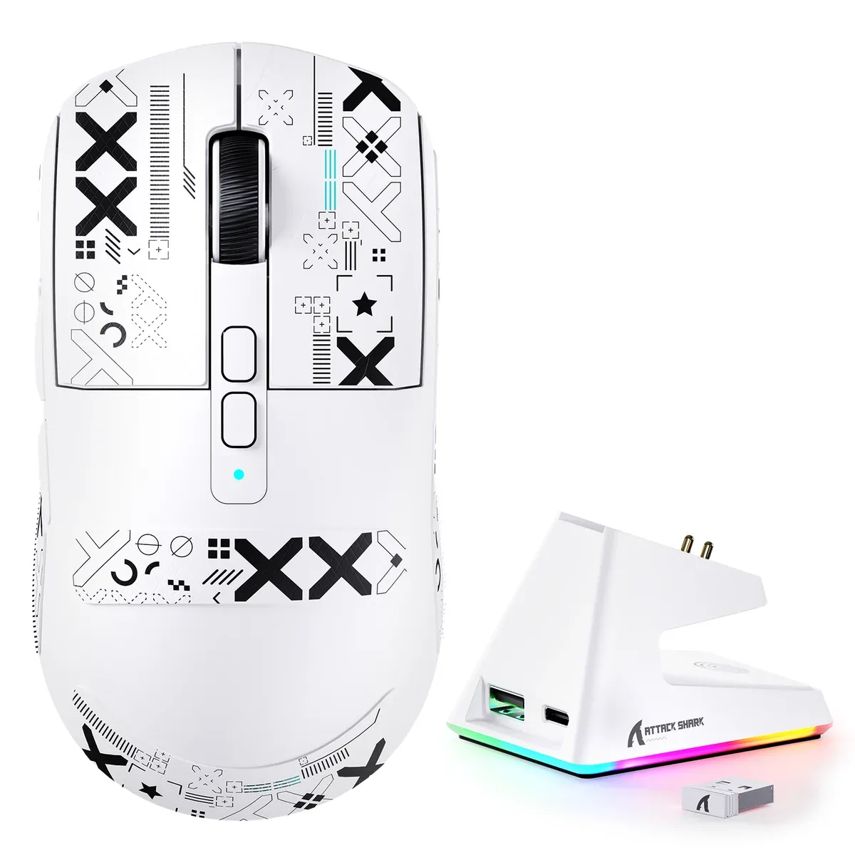 ATTACK SHARK X6 WHITE