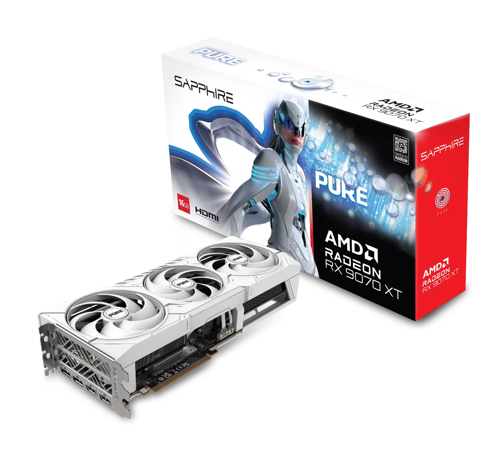 SAPPHIRE PURE AMD Radeon™ RX 9070 XT OC