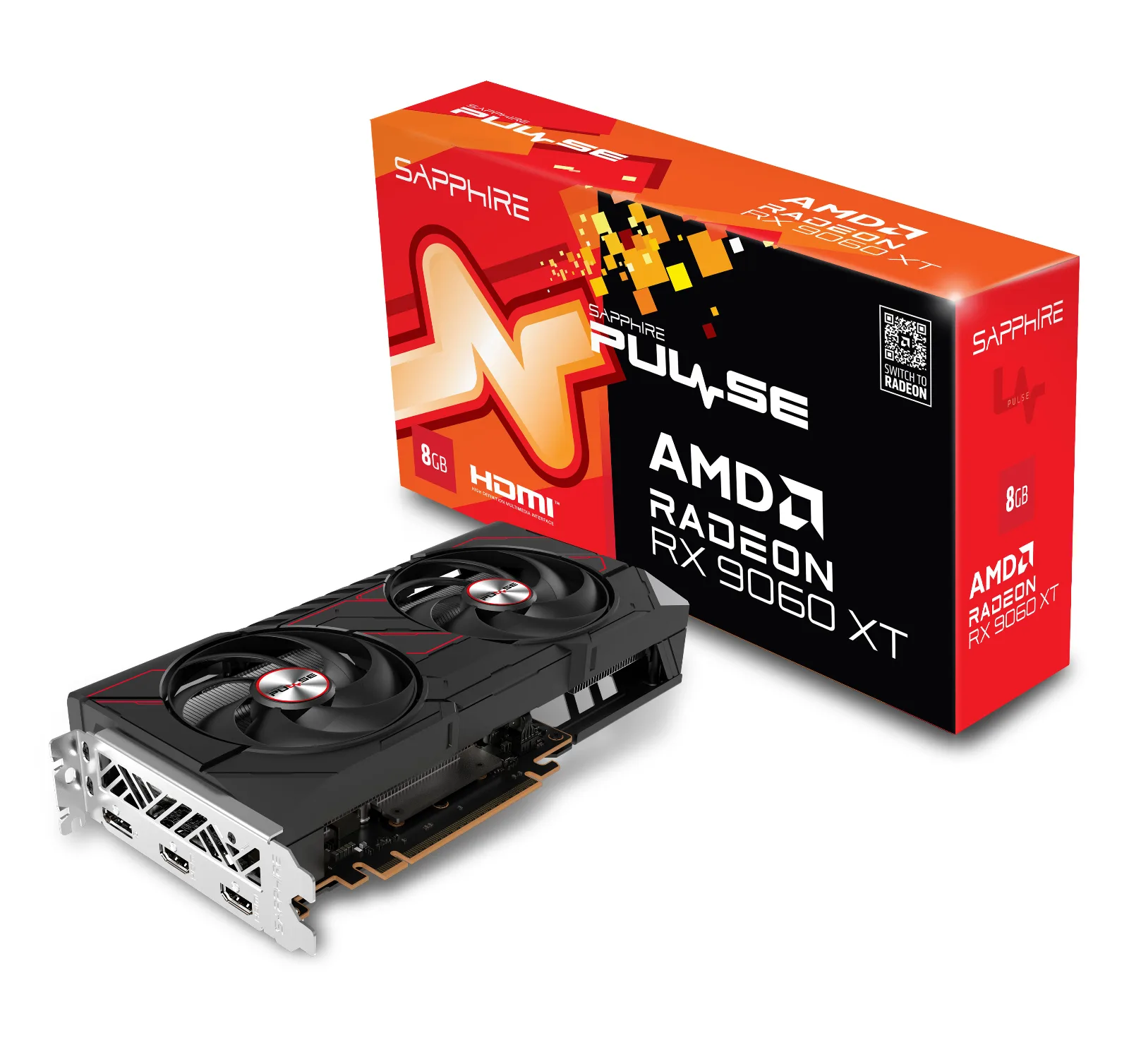 SAPPHIRE PULSE AMD Radeon™ RX 9060 XT OC 8gb