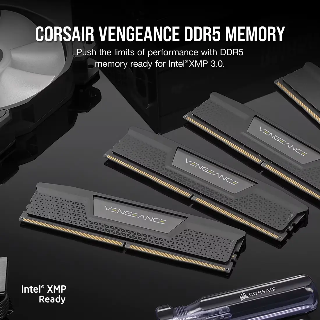 VENGEANCE® 32GB (2x16GB) DDR5 DRAM Up To 6000MT/s CL36