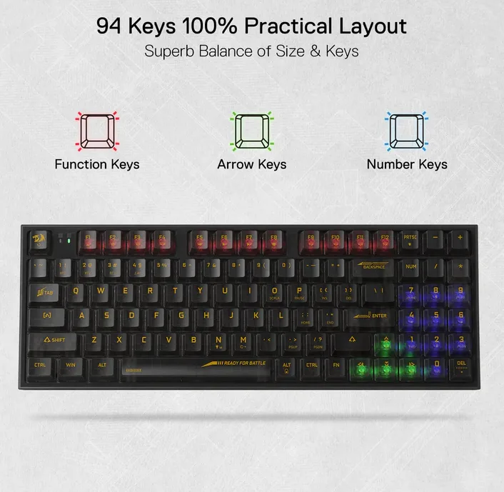 REDRAGON MECHANIC K658CTB - RGB PRO