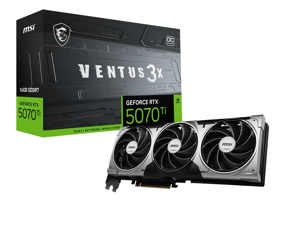 MSI RTX™ 5070 Ti 16G VENTUS 3X OC