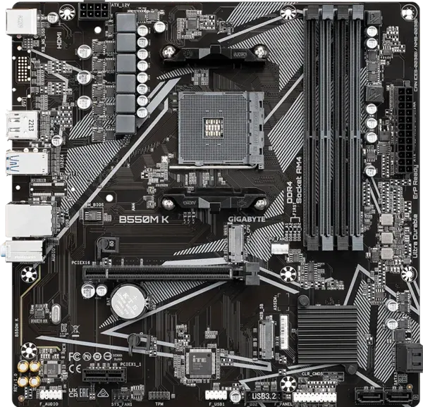 GIGABYTE B550M K