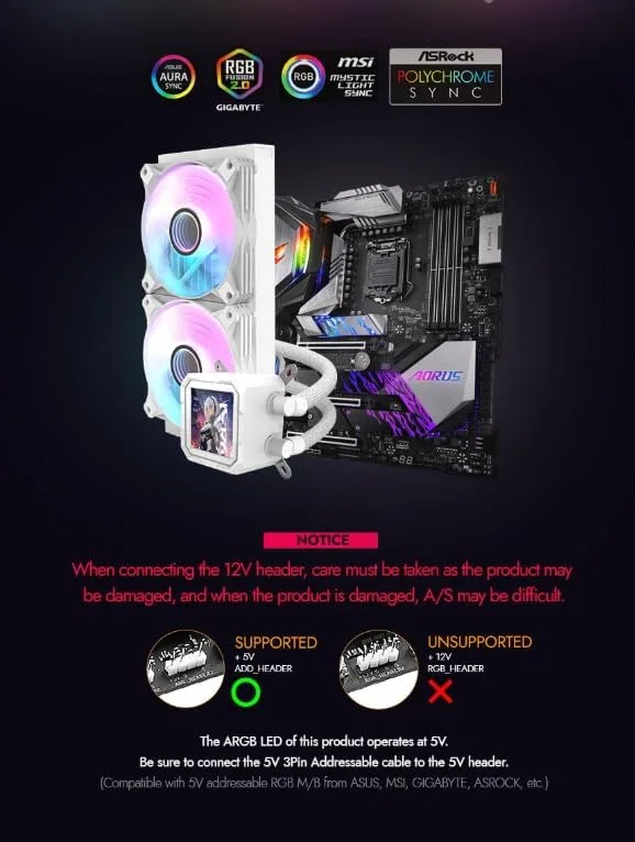 DARKFLASH DV240S WHITE (Magnetic IPS Screen)