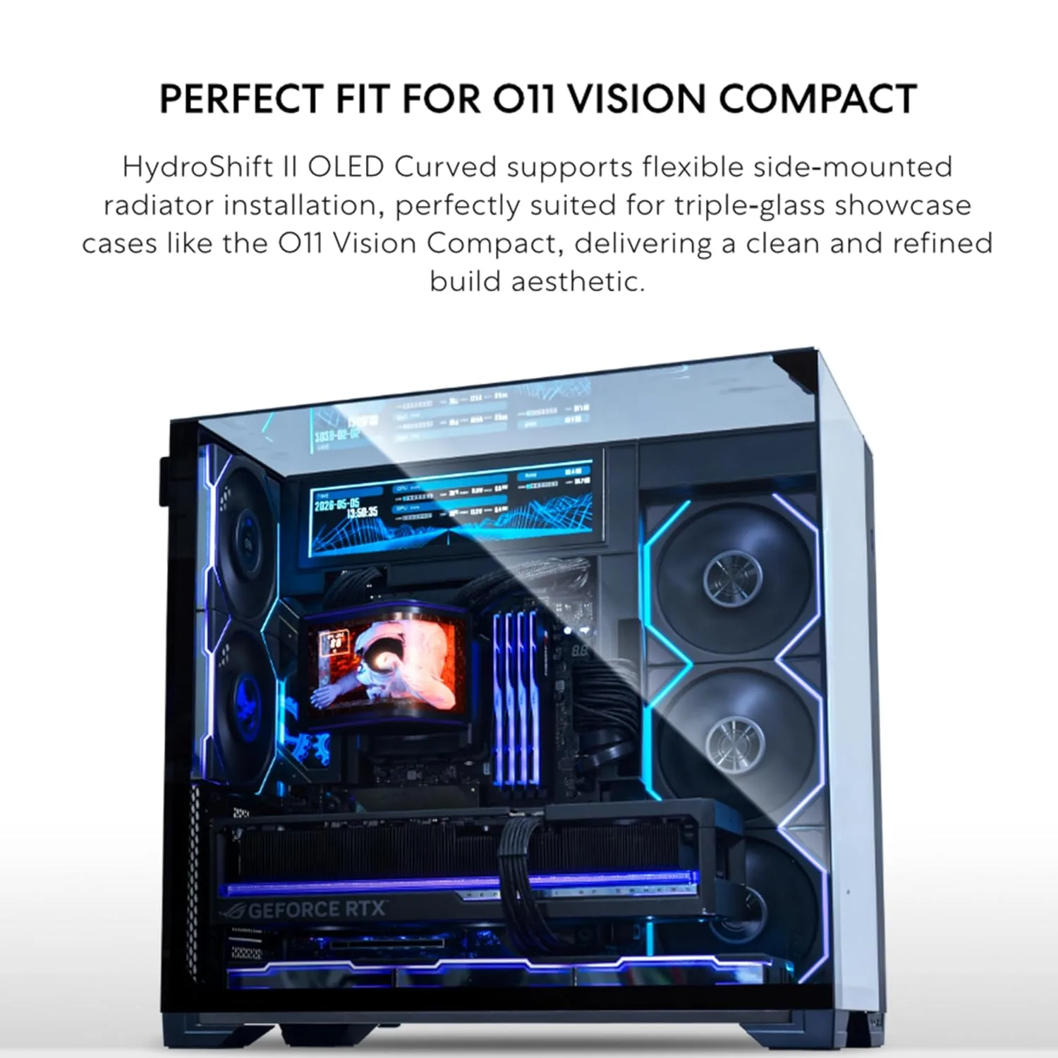 Lian Li HydroShift II OLED Curved 360 Fanless
