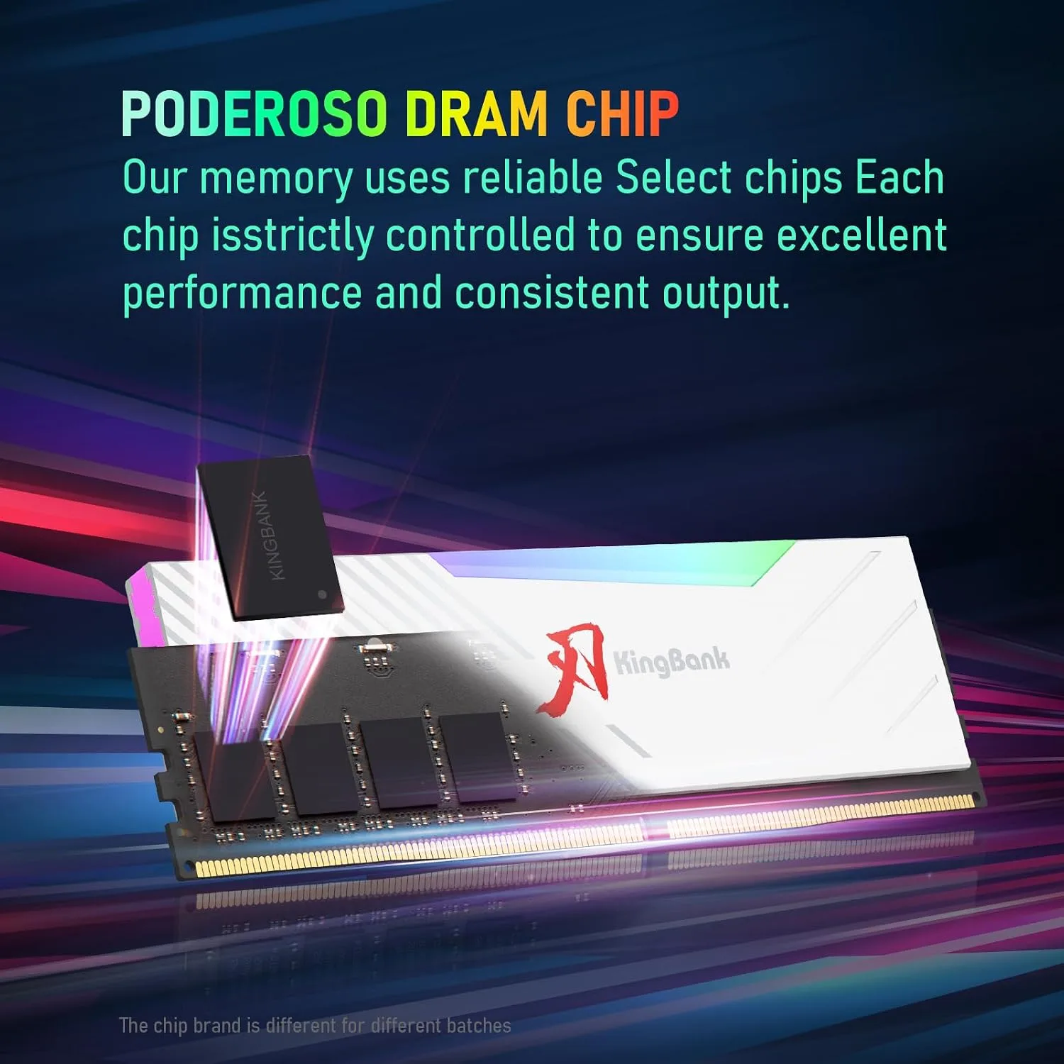 RAM KingBank 32GB 2x16 6000mhz CL36 WHITE