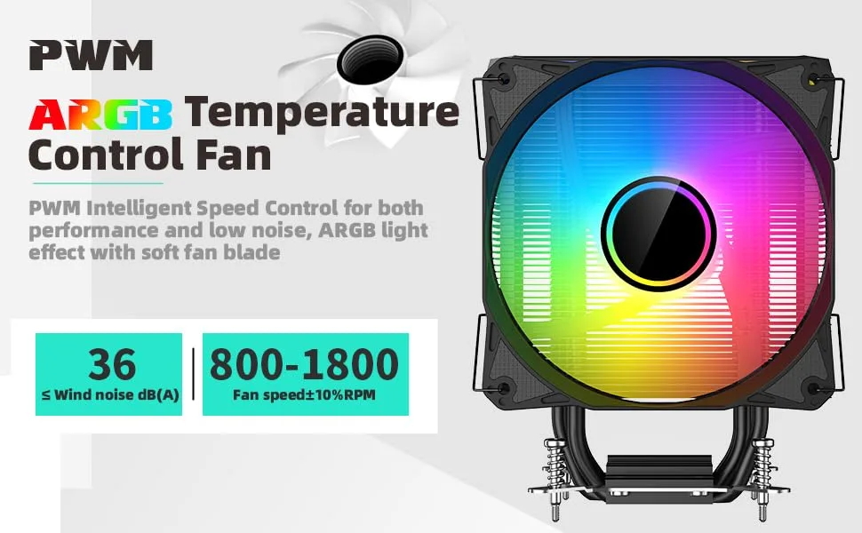 SAMA KA400I White CPU Air Cooler