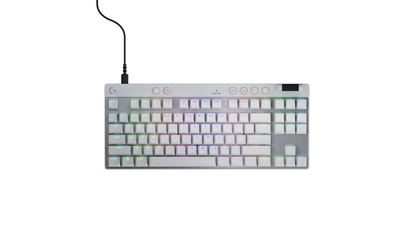 KEYBOARD LOGITECH G PRO X TKL RAPID WHITE