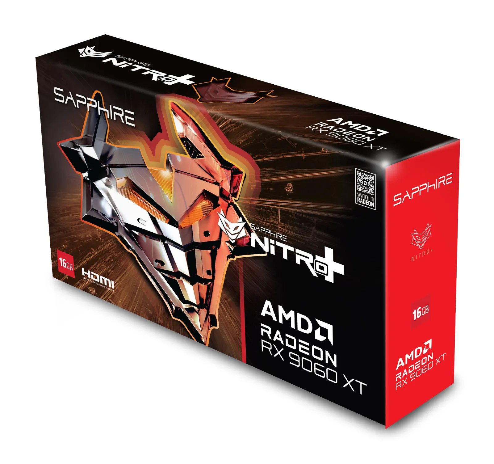 NITRO+ AMD Radeon™ RX 9060 XT OC GPU 16gb
