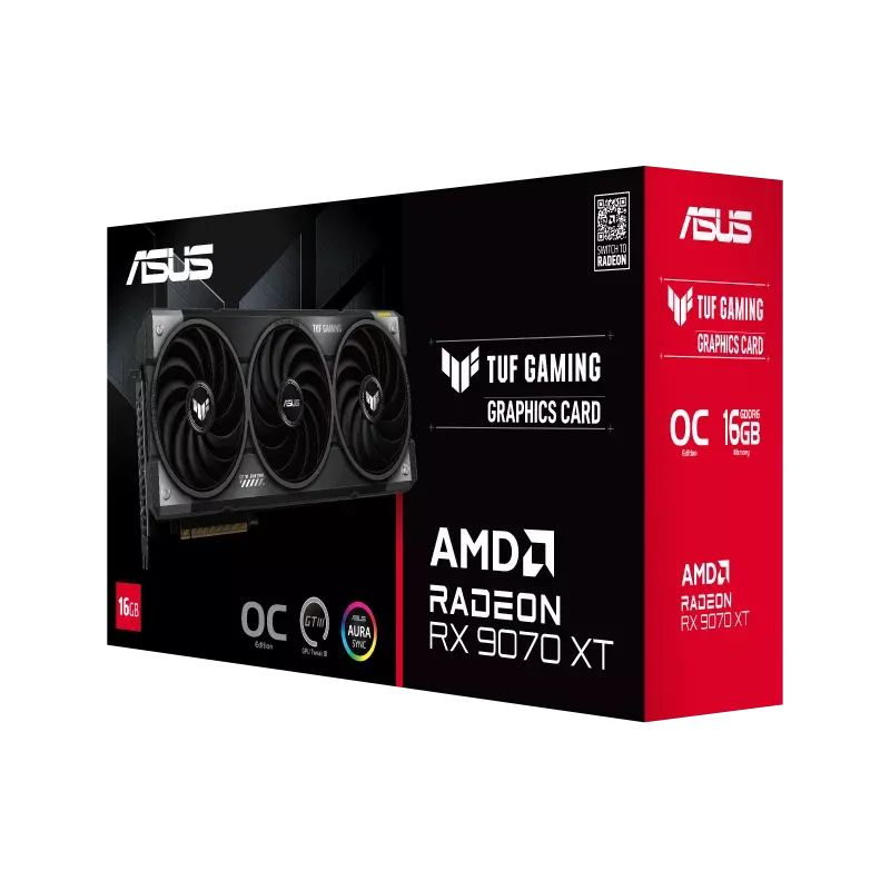 ASUS TUF Gaming Radeon™ RX 9070 XT 16GB GDDR6 OC Edition