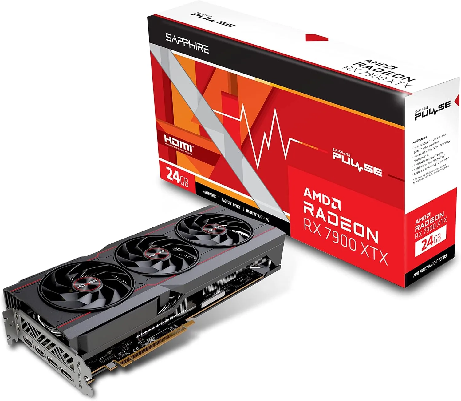 Sapphire Pulse AMD Radeon™ RX 7900 XTX 24GB