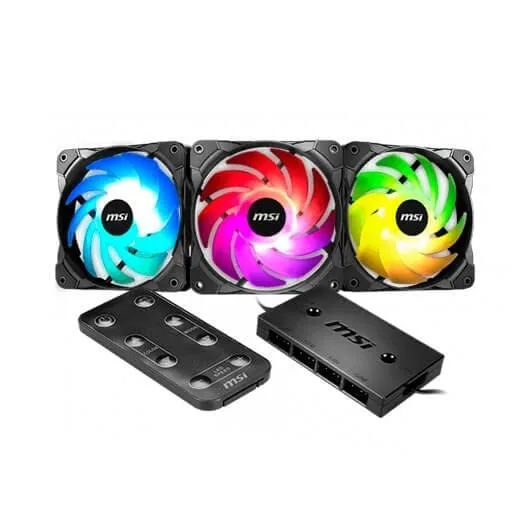 MSI RAINBOW FAN PACK 3Pcs
