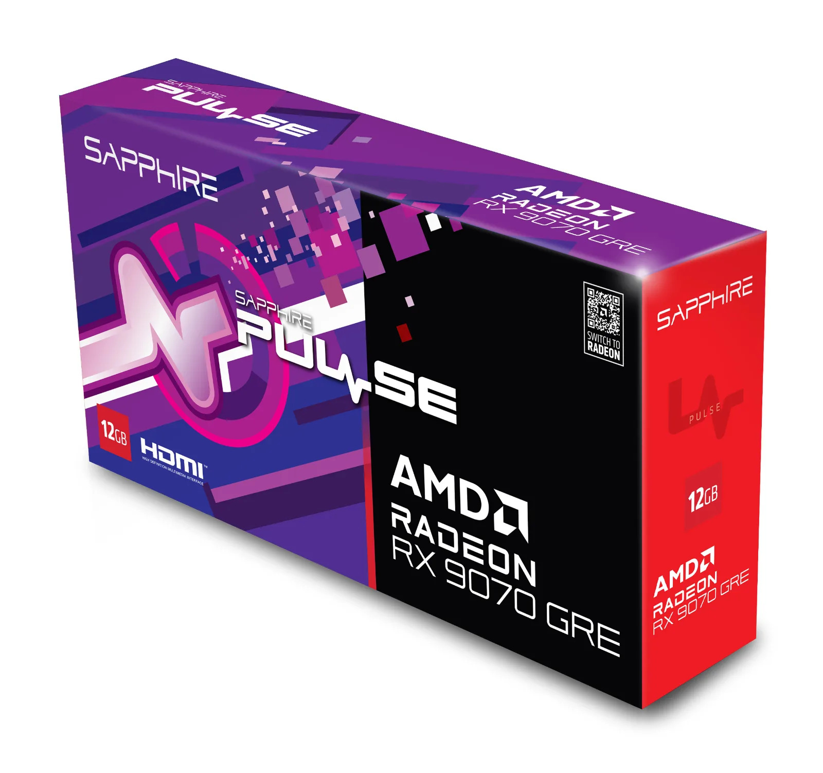 PULSE AMD Radeon™ RX 9070 GRE OC GPU 12GB