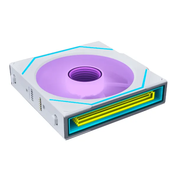 Lian Li UNI FAN SL-INF Wireless 120 ARGB PWM (3-Pack, Reverse Blade, White)