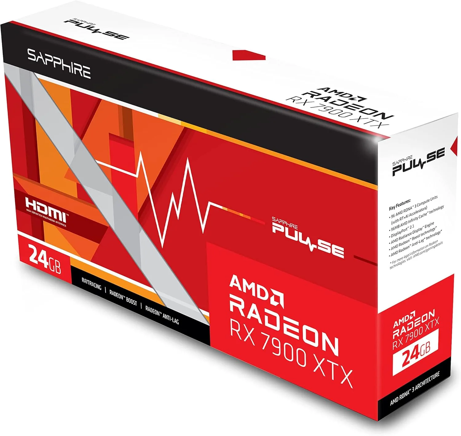 Sapphire Pulse AMD Radeon™ RX 7900 XTX 24GB