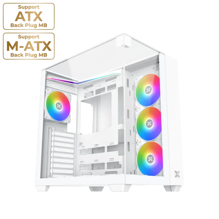 CASE XIGMATEK AQUA V ARCTIC WHITE