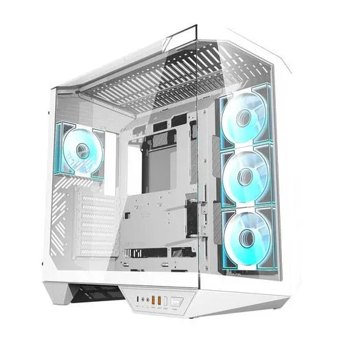 CASE DARKFLASH DY470 WHITE DM8 4 fan