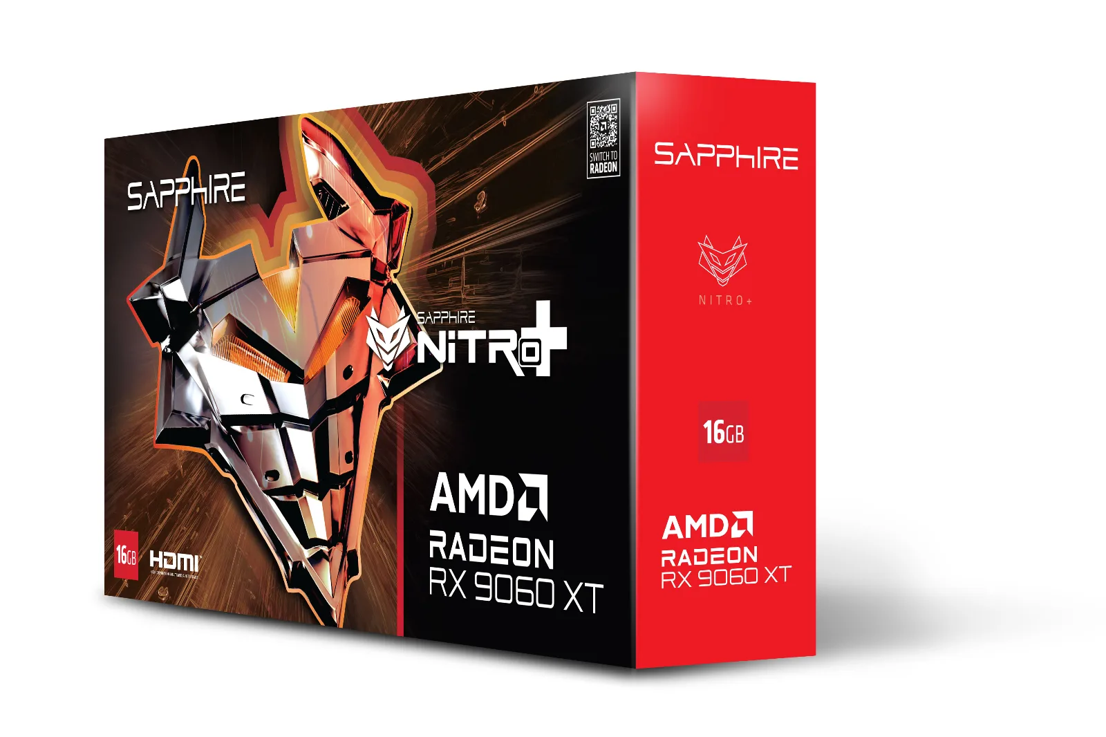 NITRO+ AMD Radeon™ RX 9060 XT OC GPU 16gb
