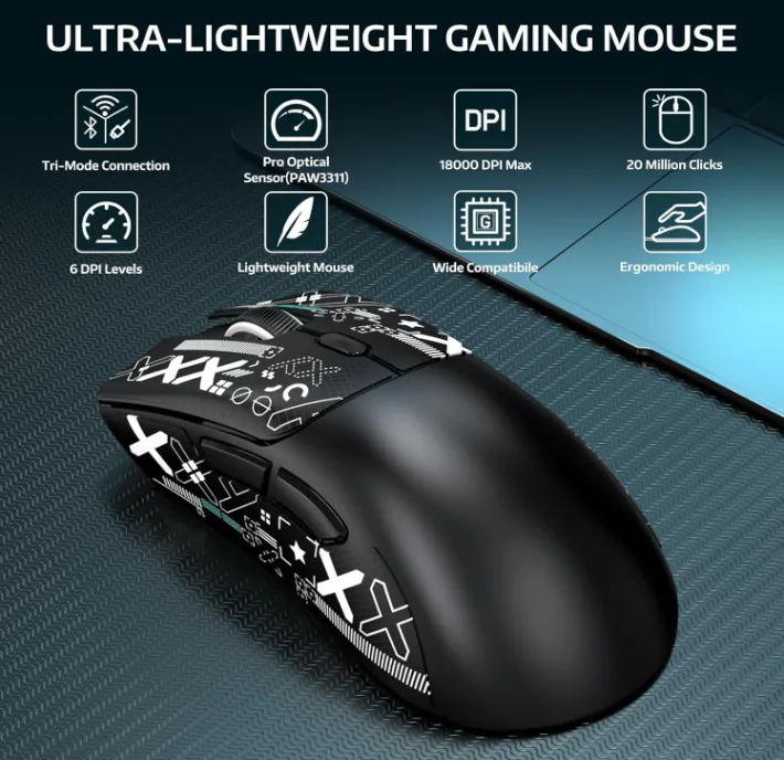 ATTACK SHARK R1 BLACK