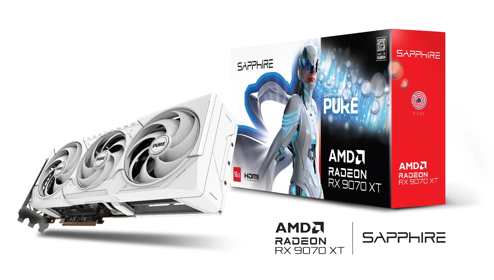 SAPPHIRE PURE AMD Radeon™ RX 9070 XT OC